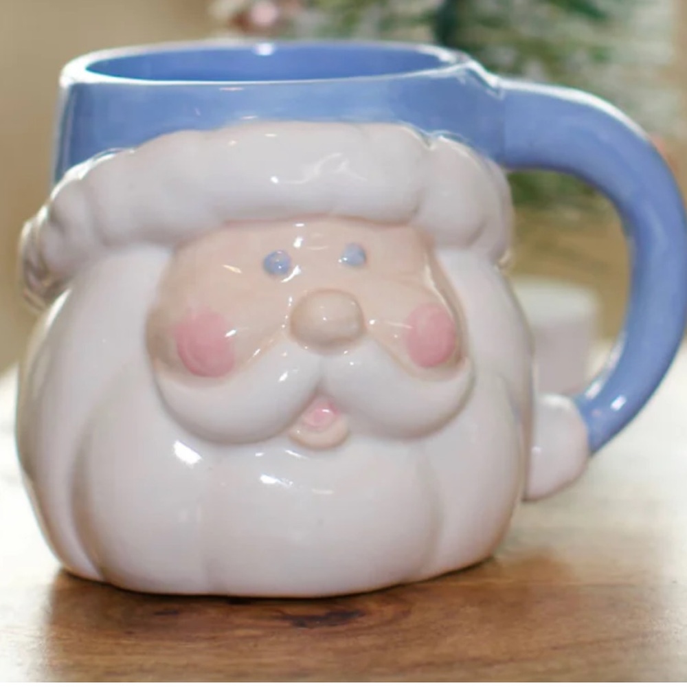 ❤️Hand Painted Santa mug